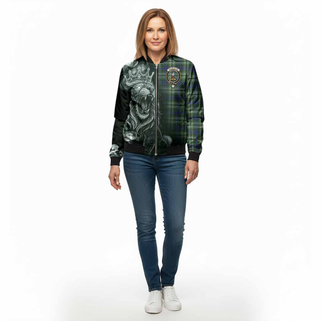 Haliburton Tartan Bomber Jacket Roaring Lion Heritage