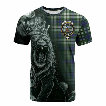 Haliburton Tartan Cotton T-shirt Roaring Lion Heritage