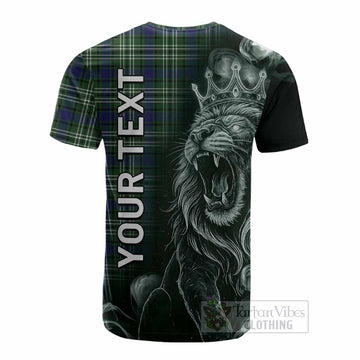Haliburton Tartan Cotton T-shirt Roaring Lion Heritage
