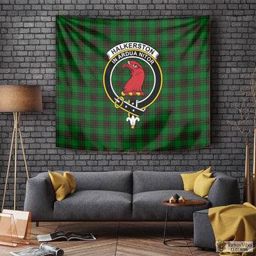 Halkerston Tartan Tapestry Wall Hanging and Home Decor for Room with Family Crest Tapestry - Tartan Vibes Clothing