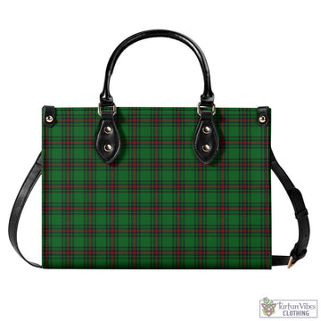 Halkerston Tartan Luxury Leather Handbags L - Tartan Vibes Clothing