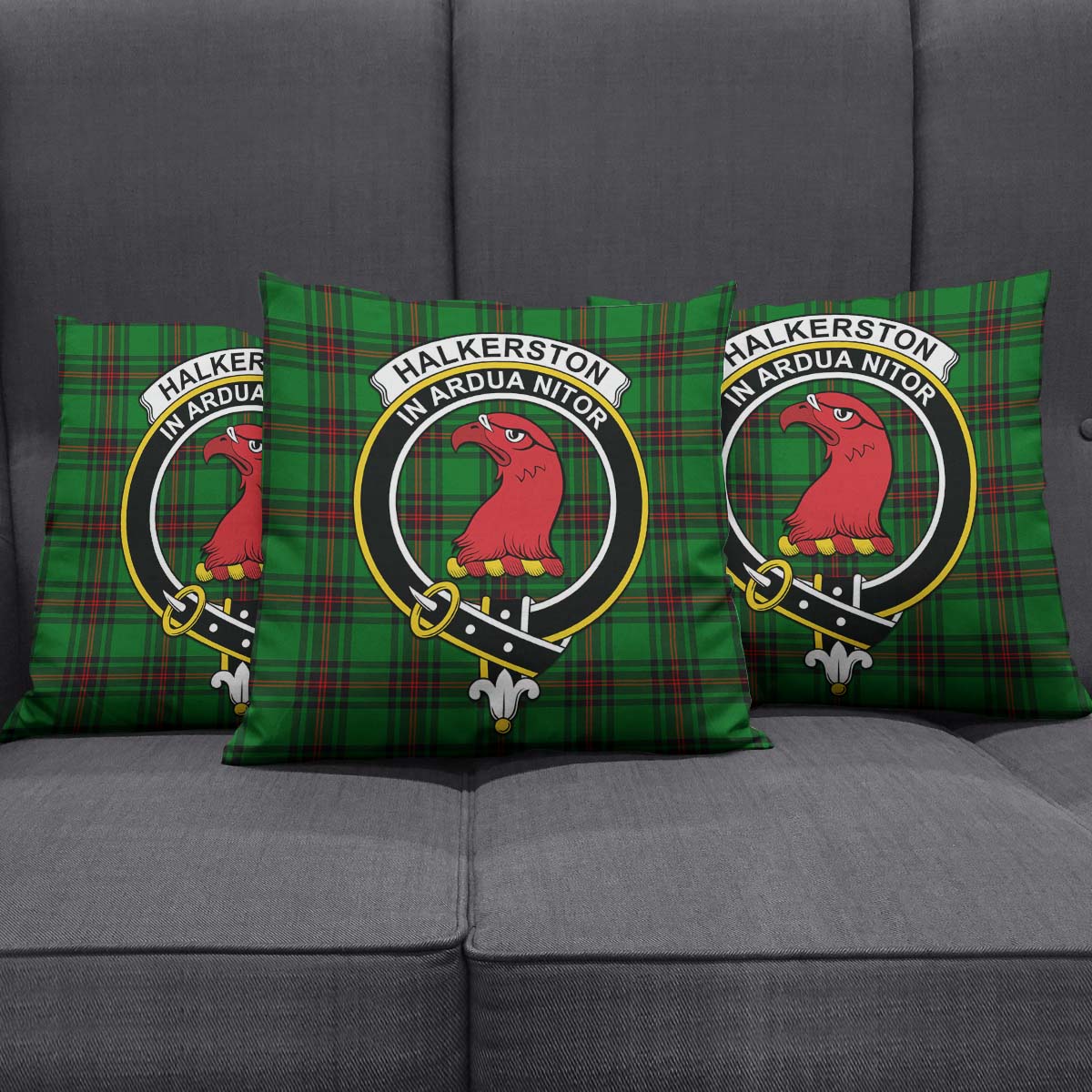Halkerston Tartan Crest 2D T-shirt - Never Underestimate Style