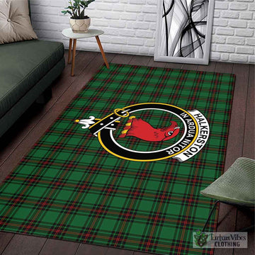 Halkerston Tartan Area Rug with Family Crest L 59*86 inch (150x220 cm) - Tartan Vibes Clothing