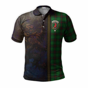 Halkerston Tartan Family Crest Polo Shirt Alba Gu Brath Be Brave Lion Ancient Style Kid - Tartan Vibes Clothing