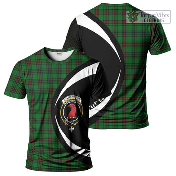Halkerston Tartan T-Shirt with Family Crest Circle Style Kid's Shirt - Tartan Vibes Clothing