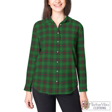 Halkerston Tartan Women's Casual Shirt - Tartan Vibes Clothing