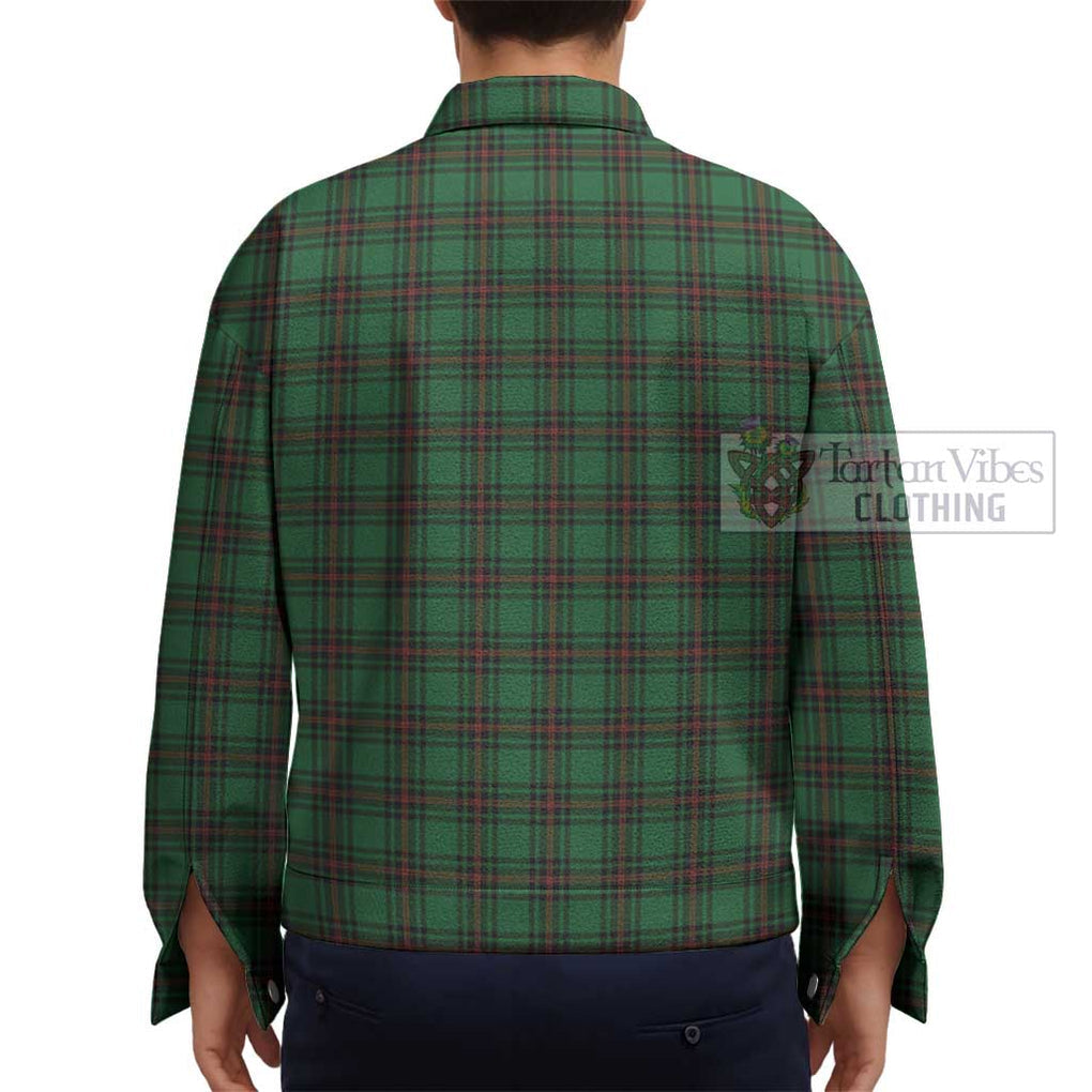 Halkerston Tartan Unisex Lapel Cotton Jacket - Tartan Vibes Clothing