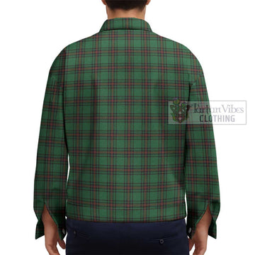 Halkerston Tartan Unisex Lapel Cotton Jacket - Tartan Vibes Clothing