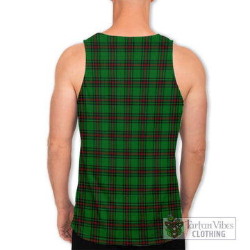 Halkerston Tartan Men's Tank Top with Family Crest DNA In Me Style - Tartan Vibes Clothing