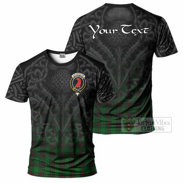 Halkerston Tartan T-Shirt with Family Crest Celtic Thistle Vibes - Tartan Vibes Clothing