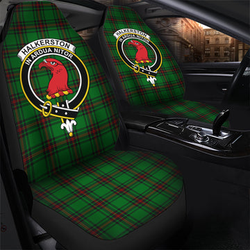Halkerston Tartan Car Seat Cover with Family Crest - Tartan Vibes Clothing