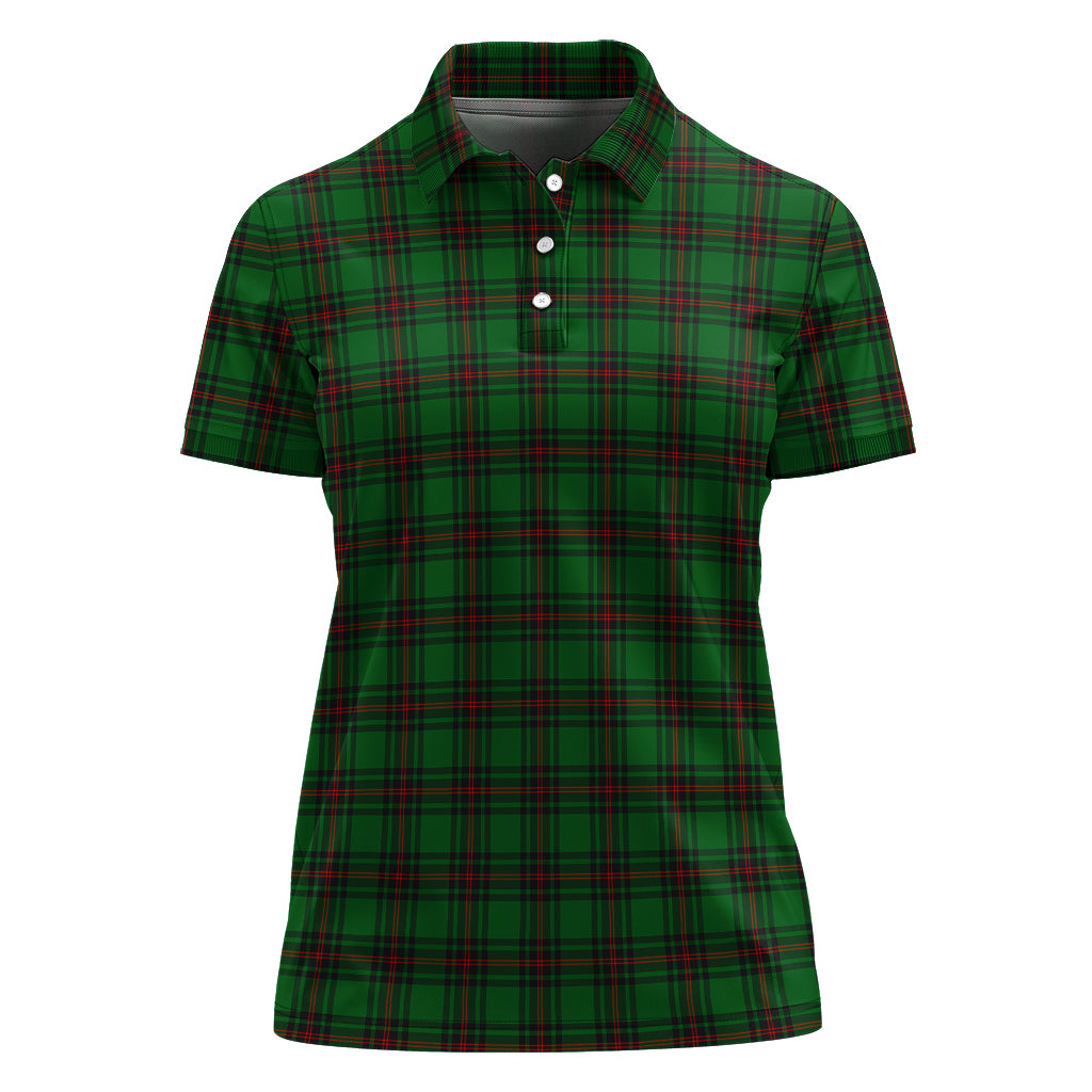 Halkerston Tartan Polo Shirt For Women - Tartan Vibes Clothing