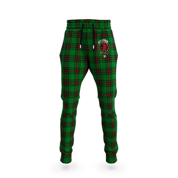 Halkerston Tartan Joggers Pants with Family Crest 5XL - Tartan Vibes Clothing