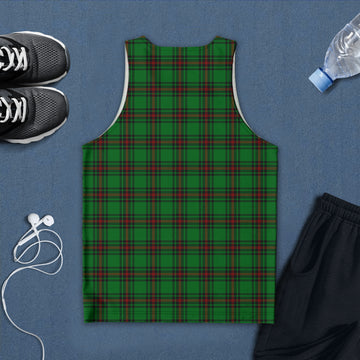 Halkerston Tartan Mens Tank Top with Family Crest - Tartan Vibes Clothing