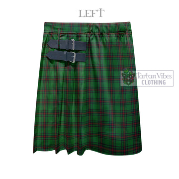 Halkerston Tartan Men's Pleated Skirt - Fashion Casual Retro Scottish Kilt Style