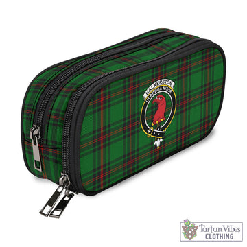 Halkerston Tartan Pen and Pencil Case with Family Crest - Tartan Vibes Clothing