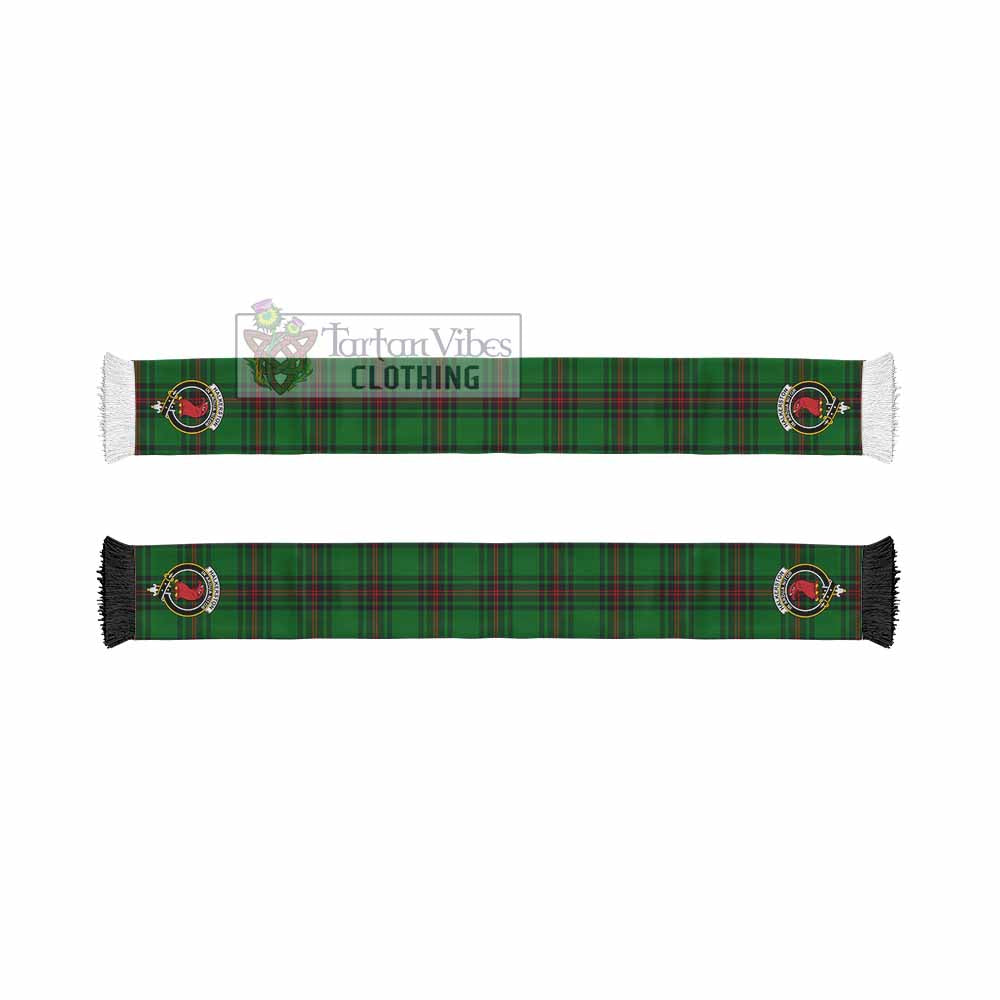 Halkerston Tartan Ruffneck Scarf with Family Crest - Tartan Vibes Clothing