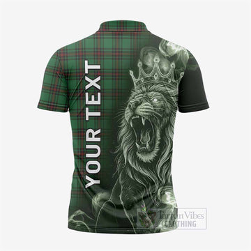 Halkerston Tartan Zipper Polo Shirt Roaring Lion Heritage