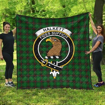 halkett-tartan-quilt-with-family-crest