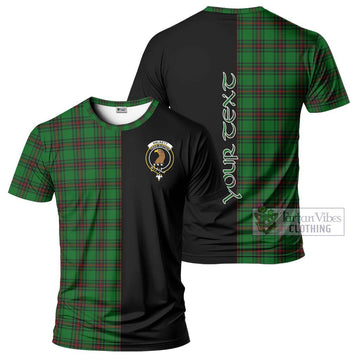 Halkett Tartan T-Shirt with Family Crest and Half Of Me Style Kid's Shirt - Tartan Vibes Clothing