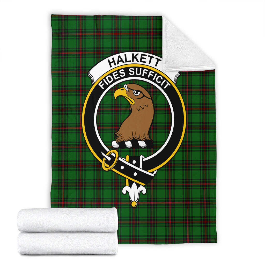 Halkett Tartan Blanket with Family Crest - Tartan Vibes Clothing