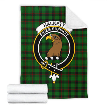 Halkett Tartan Blanket with Family Crest