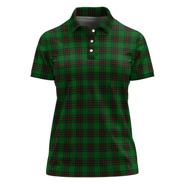 Halkett Tartan Polo Shirt For Women - Tartan Vibes Clothing