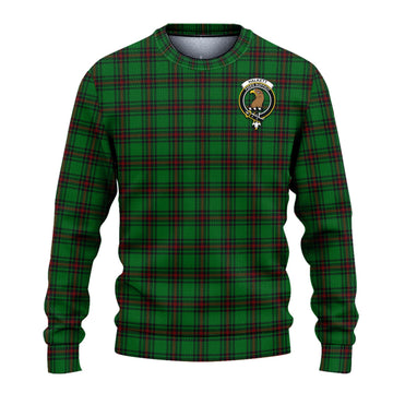 Halkett Tartan Ugly Sweater with Family Crest - Tartan Vibes Clothing