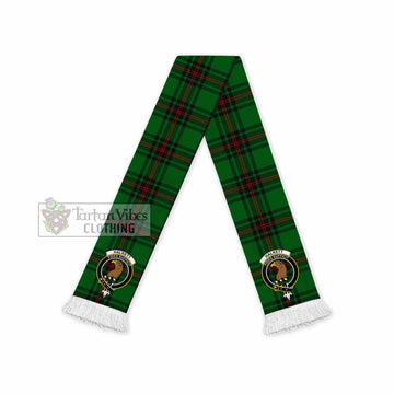 Tartan Vibes Clothing Halkett Tartan Ruffneck Scarf with Family Crest
