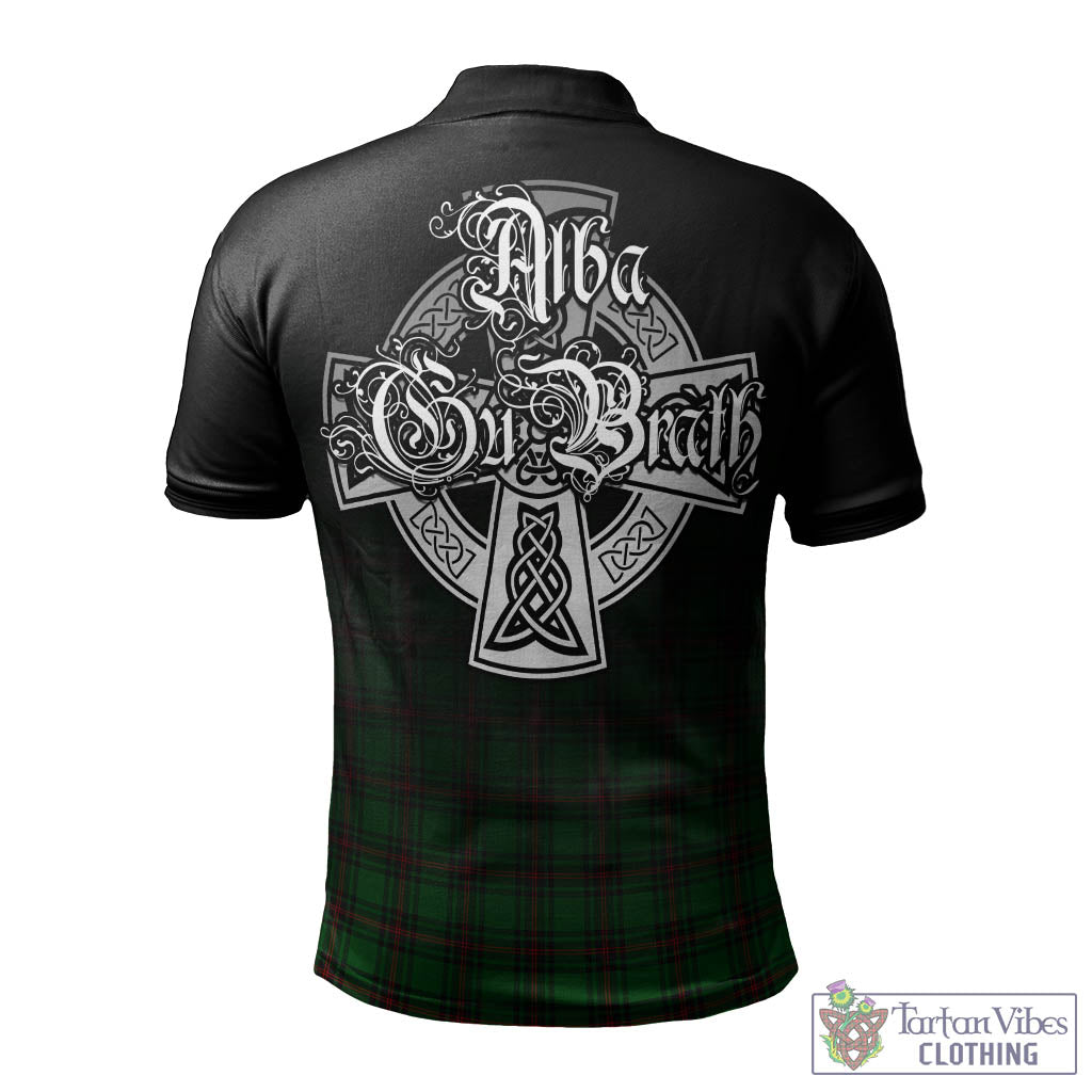 Tartan Vibes Clothing Halkett Tartan Polo Shirt Featuring Alba Gu Brath Family Crest Celtic Inspired