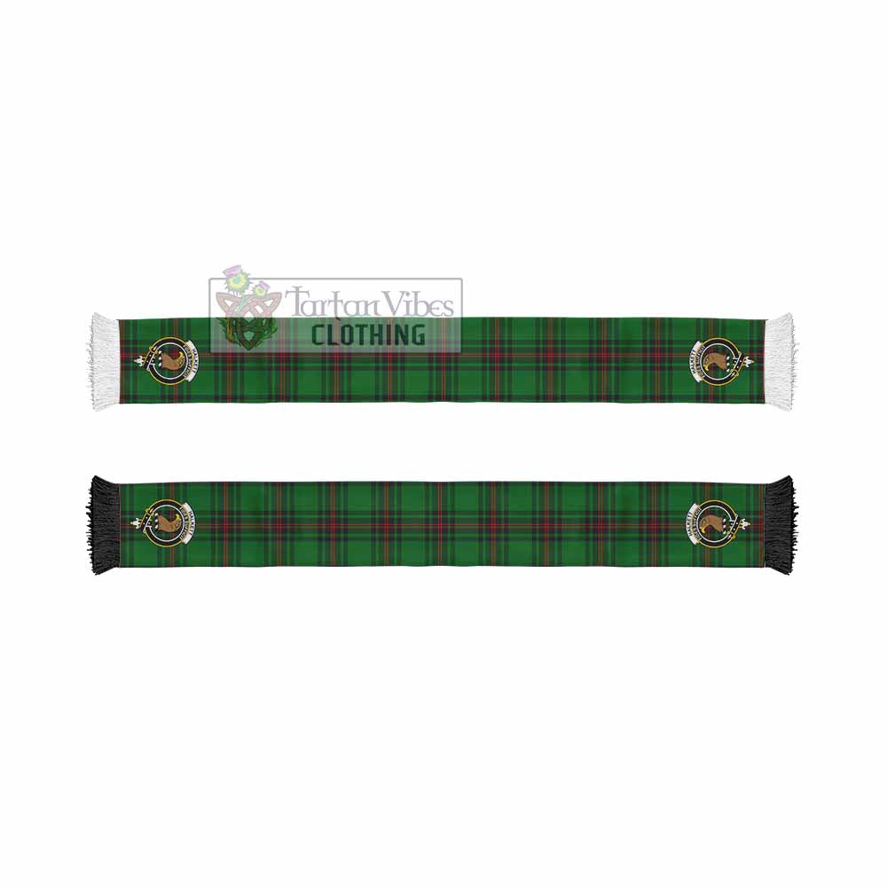 Tartan Vibes Clothing Halkett Tartan Ruffneck Scarf with Family Crest
