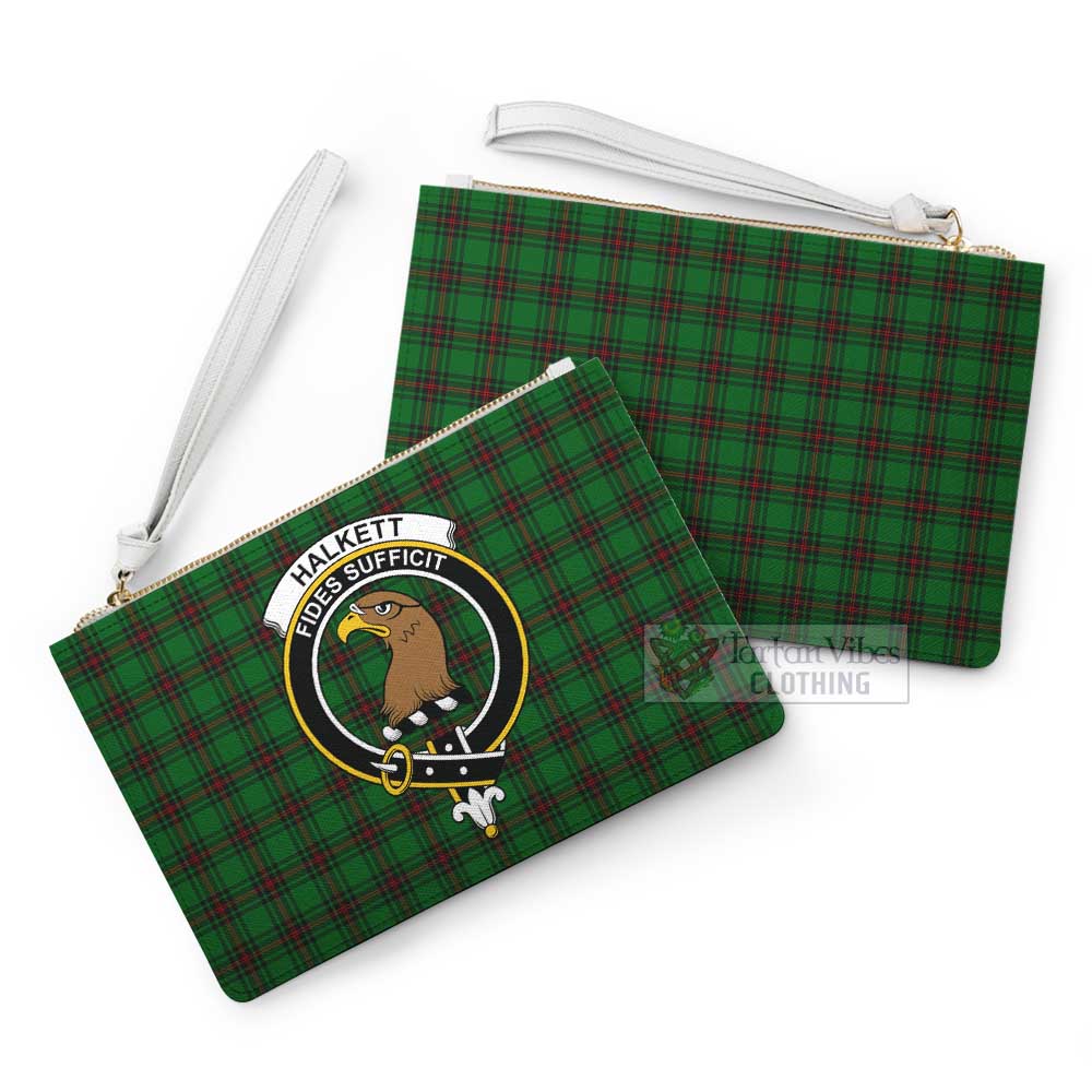 Tartan Vibes Clothing Halkett Family Crest Tartan Clutch Bag