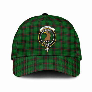 Halkett Tartan Classic Cap with Family Crest