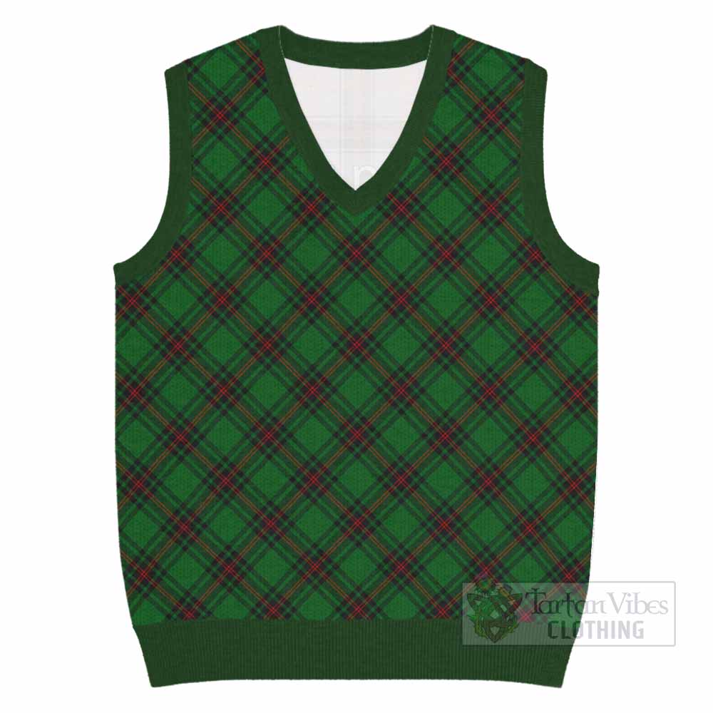 Halkett Tartan  Knitted V-Neck Vest Cross Style