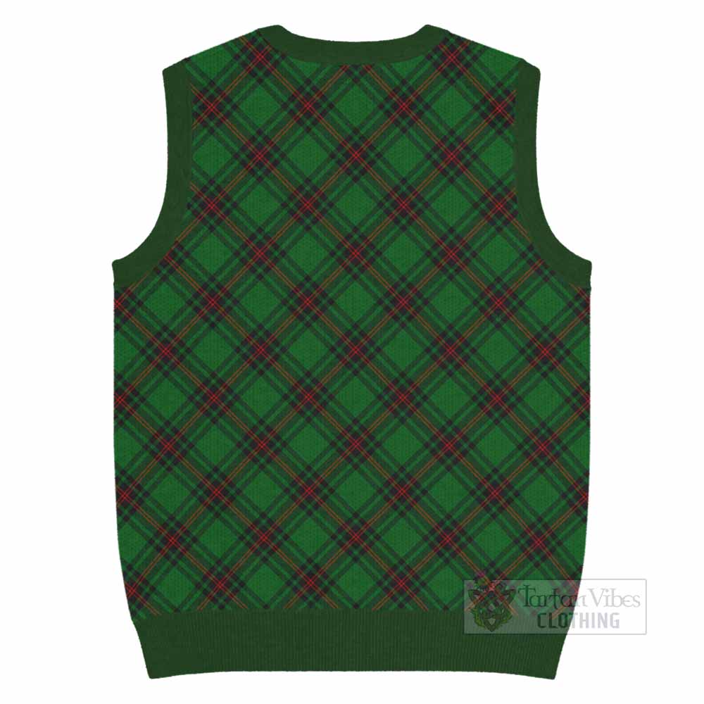 Halkett Tartan  Knitted V-Neck Vest Cross Style