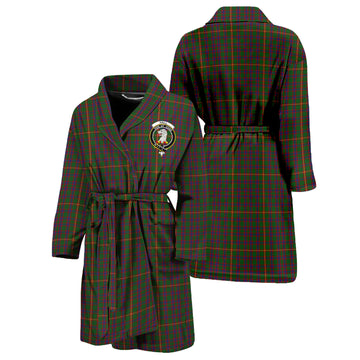 Hall Tartan Bathrobe with Family Crest