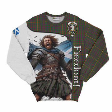 Hall Crest Tartan Sweatshirt Inspired by the Freedom of Scottish Warrior