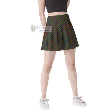 Hall Tartan Women's Plated Mini Skirt