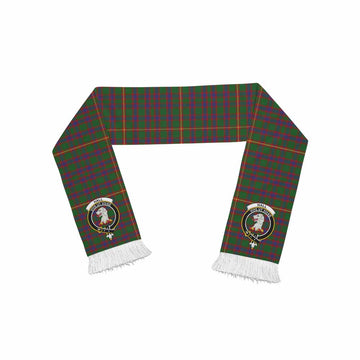 Hall Tartan Ruffneck Scarf with Family Crest