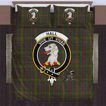 Hall Tartan Bedding Set with Family Crest