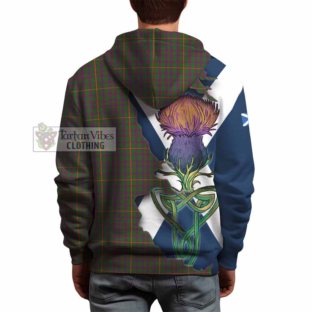 Tartan Vibes Clothing Hall Tartan Family Crest Hoodie Scottish Thistle Celtic Inspired