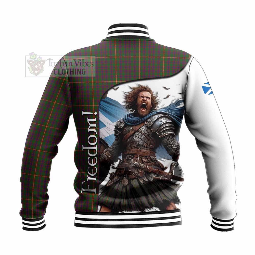 Tartan Vibes Clothing Hall Crest Tartan Baseball Jacket Inspired by the Freedom of Scottish Warrior