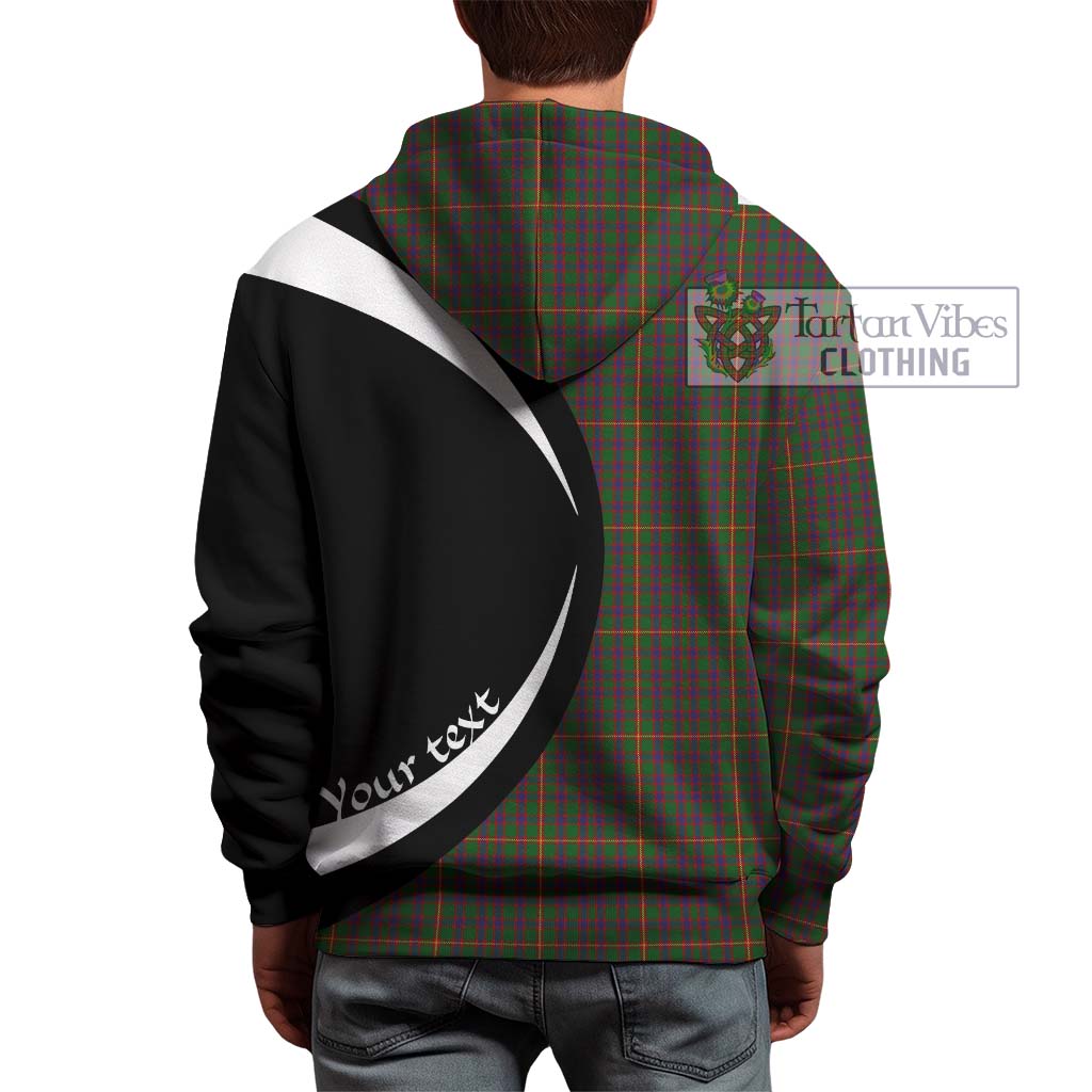 Tartan Vibes Clothing Hall Tartan Hoodie with Family Crest Circle Style