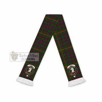 Hall Tartan Ruffneck Scarf with Family Crest