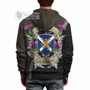 Tartan Vibes Clothing Hall Tartan Family Crest Hoodie Lion Rampant Royal Thistle Shield Celtic Inspired
