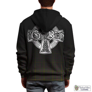 Tartan Vibes Clothing Hall Tartan Hoodie Featuring Alba Gu Brath Family Crest Celtic Inspired