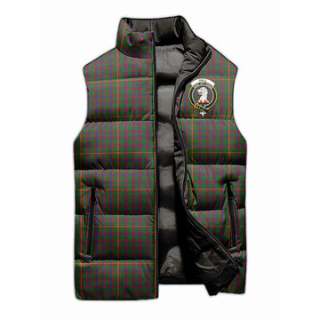 Hall Tartan Sleeveless Puffer Jacket with Family Crest