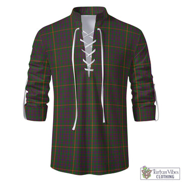 Hall Tartan Men's Scottish Traditional Jacobite Ghillie Kilt Shirt