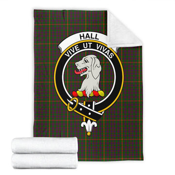 Hall Tartan Blanket with Family Crest