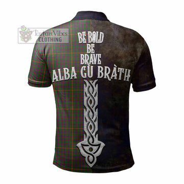 Hall Tartan Family Crest Polo Shirt Alba Gu Brath Be Brave Lion Ancient Style
